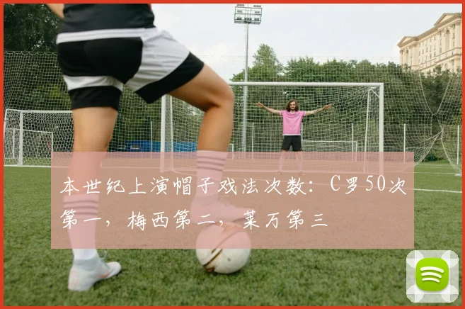 本世纪上演帽子戏法次数：C罗50次第一，梅西第二，莱万第三